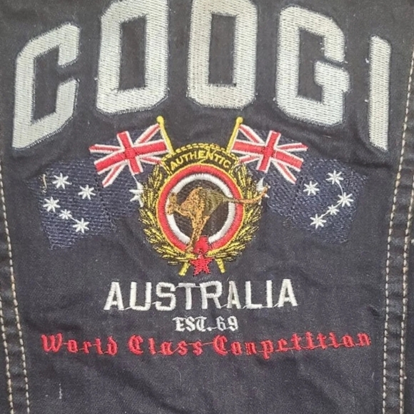 Coogi Australia Jean Jacket Size 8 nwt - Picture 6 of 6